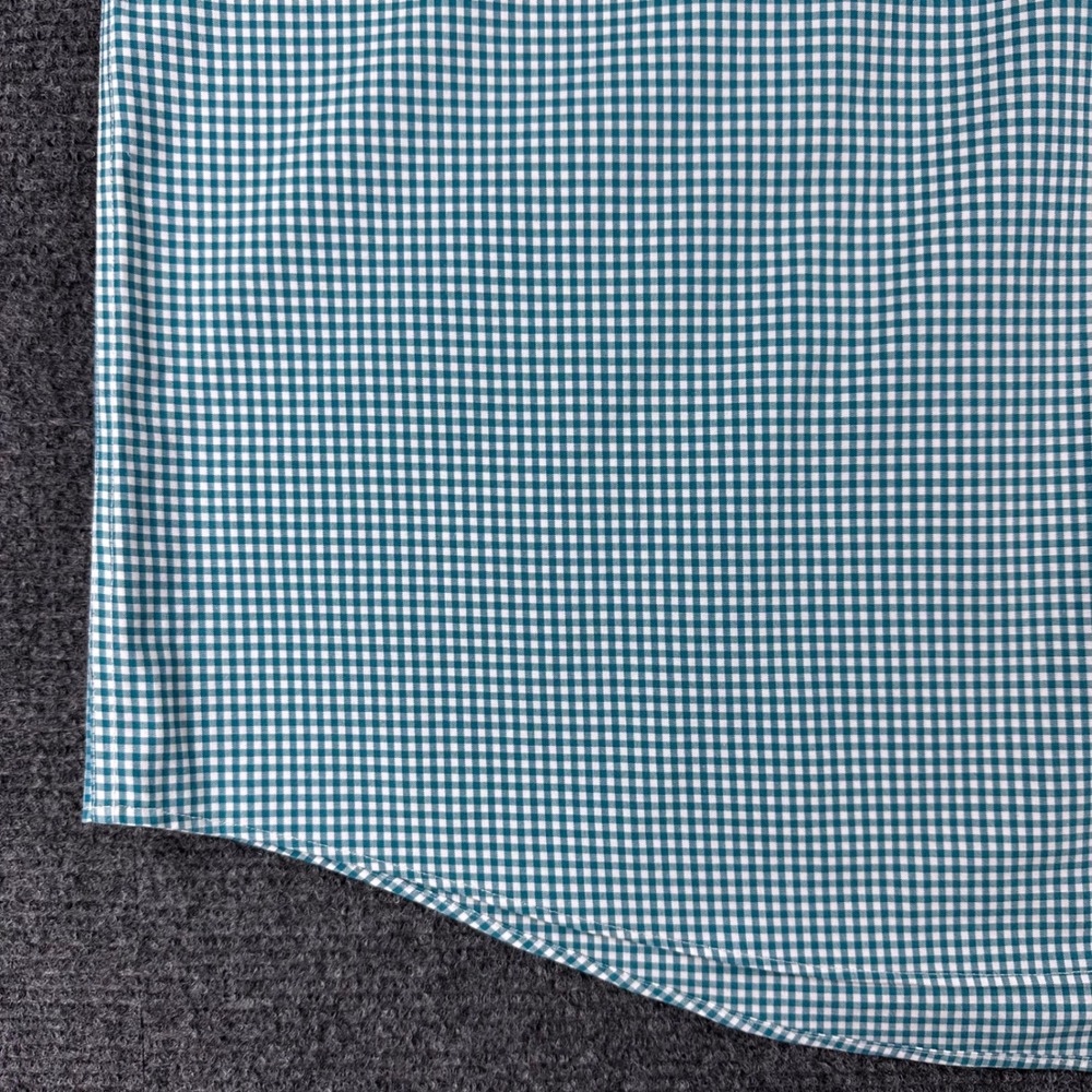 Jos. A. Bank Button Down Mens L Large Gingham Traveler's Tailored Fit Shirt - Picture 8 of 14